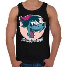 PRINTFASHION No, megállj csak! - Férfi atléta - Fekete atléta, trikó