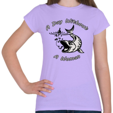 PRINTFASHION Nő mentes nap - Női póló - Viola