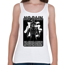 PRINTFASHION no pain no super saiyan  - Női atléta - Fehér