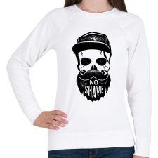 PRINTFASHION No Shave November - Női pulóver - Fehér női pulóver, kardigán