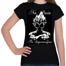 PRINTFASHION no supersaiyan - Női póló - Fekete