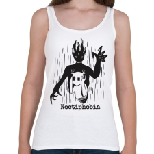 PRINTFASHION Noctiphobia - Női atléta - Fehér női trikó
