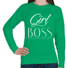 PRINTFASHION Női főnök - Női pulóver - Zöld női pulóver, kardigán