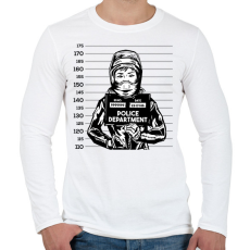 PRINTFASHION Női motoros - Férfi hosszú ujjú póló - Fehér