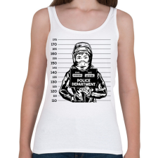 PRINTFASHION Női motoros - Női atléta - Fehér női trikó