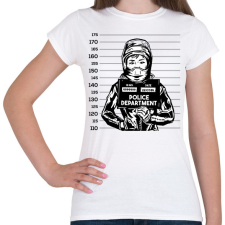 PRINTFASHION Női motoros - Női póló - Fehér női póló