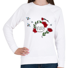 PRINTFASHION Nonbeenary - Női pulóver - Fehér