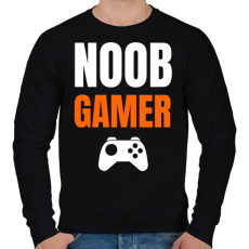 PRINTFASHION Noob Gamer - Férfi pulóver - Fekete