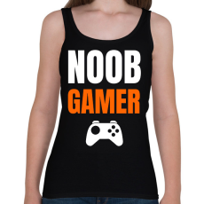 PRINTFASHION Noob Gamer - Női atléta - Fekete