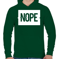 PRINTFASHION NOOE.png - Férfi kapucnis pulóver - Sötétzöld férfi pulóver, kardigán