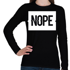 PRINTFASHION NOOE.png - Női hosszú ujjú póló - Fekete