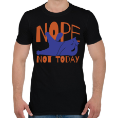 PRINTFASHION Nope - Not today - Férfi póló - Fekete