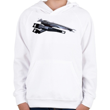 PRINTFASHION Normandia - Gyerek kapucnis pulóver - Fehér gyerek pulóver, kardigán