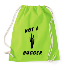 PRINTFASHION NOT A HUGGER - Sportzsák, Tornazsák - Limezöld tornazsák