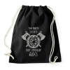 PRINTFASHION Not enough axes - Sportzsák, Tornazsák - Fekete