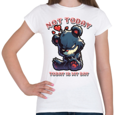 PRINTFASHION Not Today Black - Női póló - Fehér