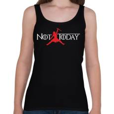 PRINTFASHION Not today - GOT - Női atléta - Fekete
