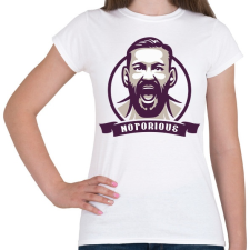 PRINTFASHION Notorious - Női póló - Fehér női póló