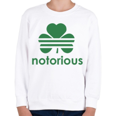 PRINTFASHION Notoriuos CM - Gyerek pulóver - Fehér