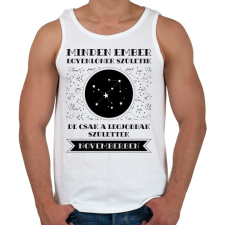 PRINTFASHION November: Nyilas - Férfi atléta - Fehér atléta, trikó