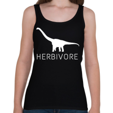 PRINTFASHION Növényevő - Női atléta - Fekete