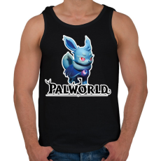 PRINTFASHION Nox - palworld - Férfi atléta - Fekete