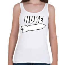 PRINTFASHION Nuke - Női atléta - Fehér