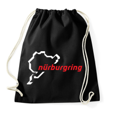 PRINTFASHION Nürburgring fehér - Sportzsák, Tornazsák - Fekete tornazsák