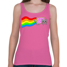 PRINTFASHION Nyan Cat - Női atléta - Rózsaszín