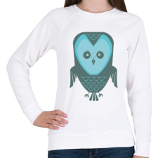 PRINTFASHION Nyári bagoly - Női pulóver - Fehér női pulóver, kardigán