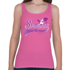 PRINTFASHION Nyári buli - Női atléta - Rózsaszín