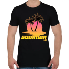 PRINTFASHION Nyári hangulat  - Férfi póló - Fekete