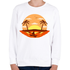 PRINTFASHION nyári hangulat  - Gyerek pulóver - Fehér