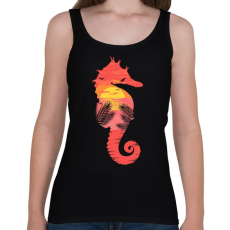 PRINTFASHION Nyári naplemente - Női atléta - Fekete