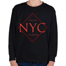 PRINTFASHION NYC  - Gyerek pulóver - Fekete gyerek pulóver, kardigán