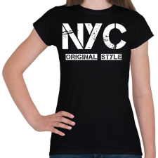 PRINTFASHION NYC ORIGINAL STYLE - Női póló - Fekete női póló