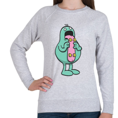 PRINTFASHION Nyelves - Női pulóver - Sport szürke