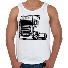 PRINTFASHION Nyergesvontató - Férfi atléta - Fehér atléta, trikó