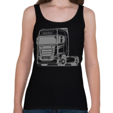 PRINTFASHION Nyergesvontató - Női atléta - Fekete