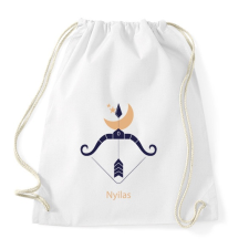 PRINTFASHION Nyilas minta - Sportzsák, Tornazsák - Fehér tornazsák