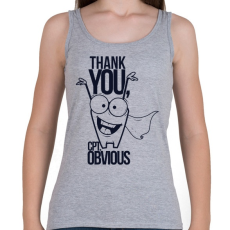 PRINTFASHION Nyilvánvaló kapitány - Női atléta - Sport szürke