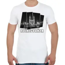 PRINTFASHION Nyíregyháza (GTA stílus) - Férfi póló - Fehér férfi póló