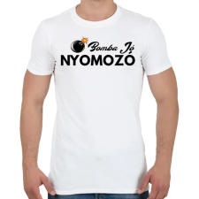 PRINTFASHION NYOMOZÓ - Férfi póló - Fehér férfi póló