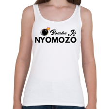 PRINTFASHION NYOMOZÓ - Női atléta - Fehér női trikó