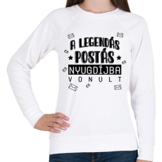PRINTFASHION Nyugdíjba vonult - Postás - Női pulóver - Fehér