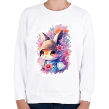 PRINTFASHION Nyuszi - Gyerek pulóver - Fehér gyerek pulóver, kardigán