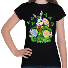 PRINTFASHION Nyuszi  - Női póló - Fekete