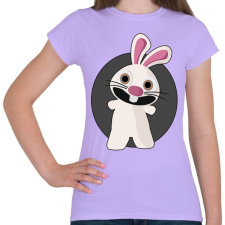 PRINTFASHION nyuszi - Női póló - Viola női póló