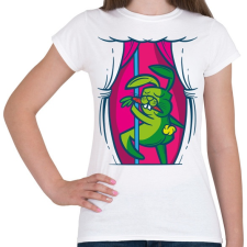 PRINTFASHION Nyuszi rúdtáncos_ - Női póló - Fehér női póló
