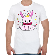 PRINTFASHION nyuszika-001 - Férfi póló - Fehér férfi póló